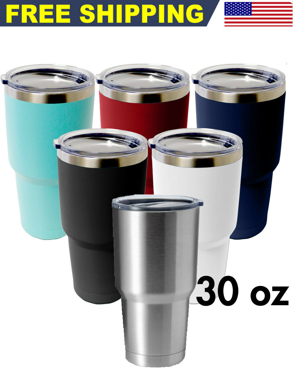 30oz Tumbler Stainless Steel Vacuum Double Wall Insulation Travel Sport Bottle