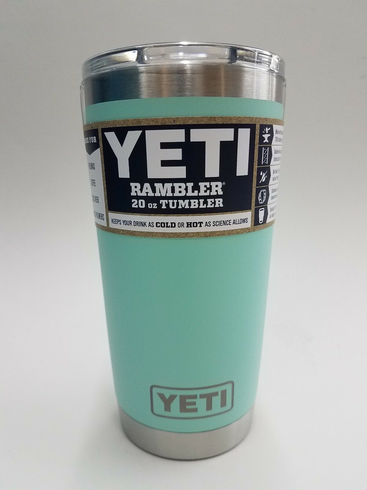 Yeti Rambler 20 Oz Tumbler - Mug Slider Lid Included