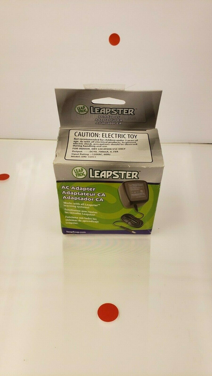Leap Frog Leapster Ac Adapter 690-10931 New In Sealed Box Oem Free Shipping