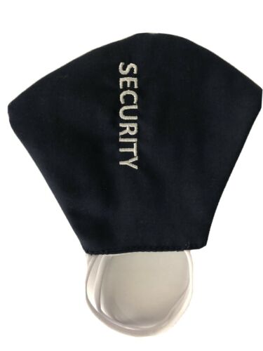 Security Face Mask Triple Layer Security Embroidery For Security Guard Officers