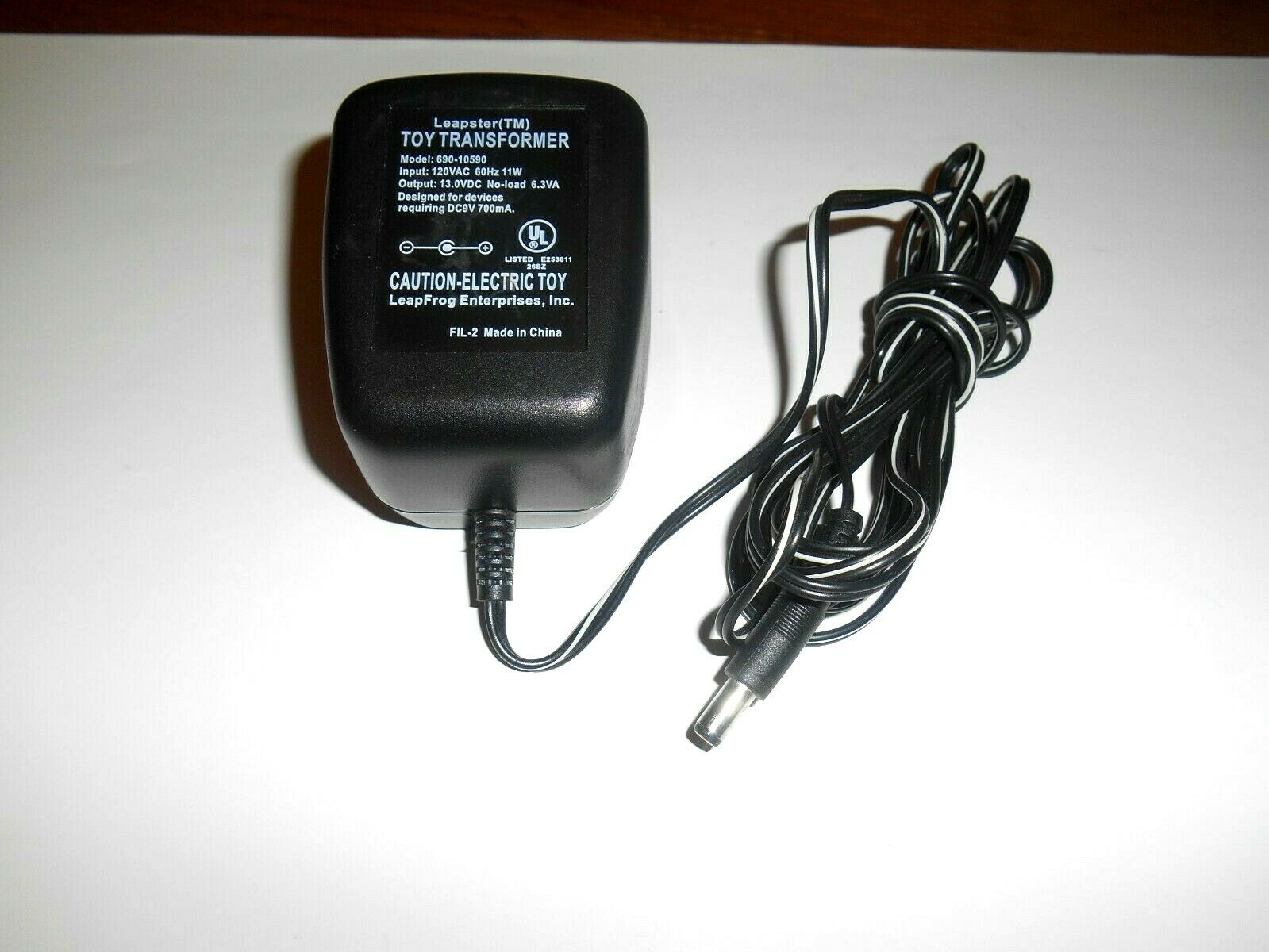 Leapster Leapfrog 690-10590 Toy Transformer Ac Adapter Charger 13v ) I Ship Fast