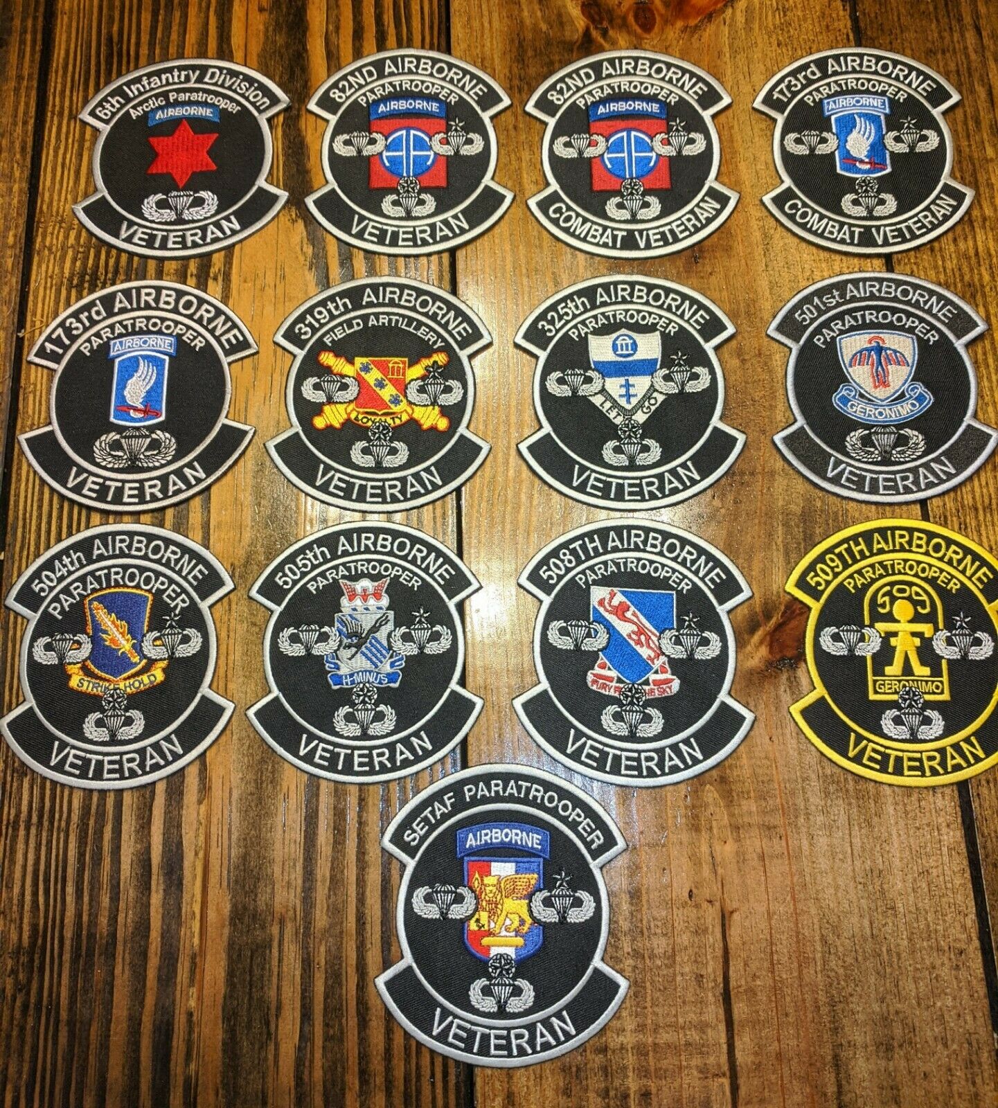 Veterans Unit Patch !! Very High Quality Patches